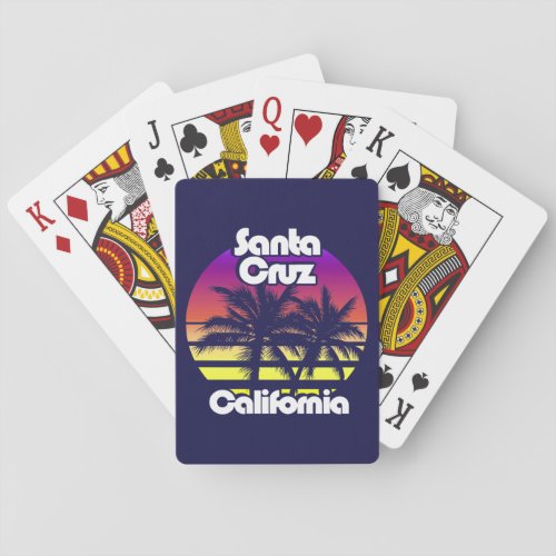Santa Cruz California Playing Cards