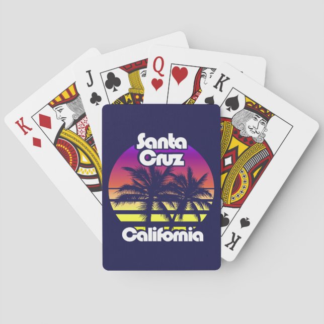Santa Cruz California Poker Cards (Back)