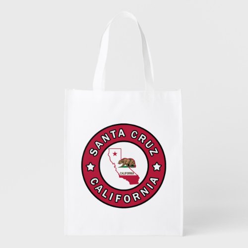 Santa Cruz California Reusable Grocery Bag