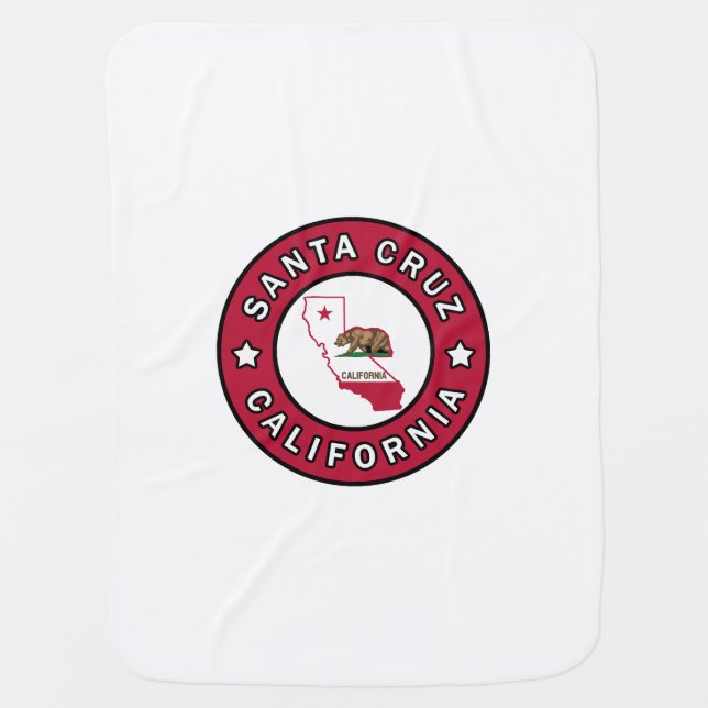Santa Cruz California Stroller Blanket (Front)