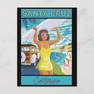 Santa Cruz California Travel  Postcard