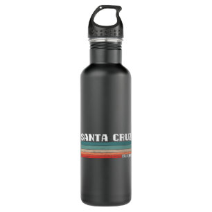 Santa Cruz California USA Retro Stainless Steel Water Bottle