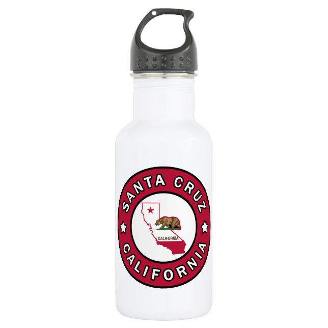 Santa Cruz California Water Bottle (Front)