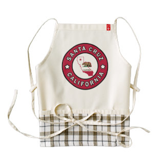 Santa Cruz California Zazzle HEART Apron