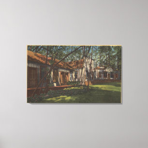 Santa Cruz County, CA - Pioneer Town Canvas Print