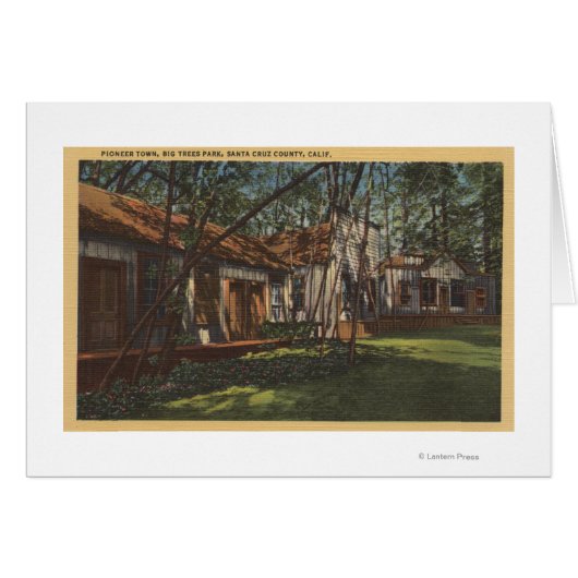 Santa Cruz County, CA - Pioneer Town Cards (Front Horizontal)