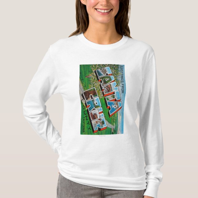 Santa Cruz County, California T-Shirt (Front)