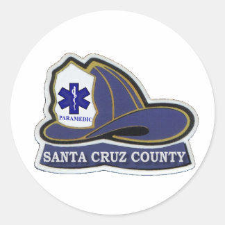 Santa Cruz County Paramedic Helmet Sticker