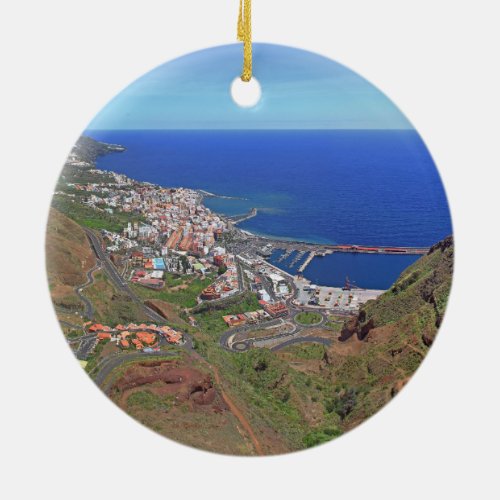 Santa Cruz de La Palma Canary Islands Spain Ceramic Ornament