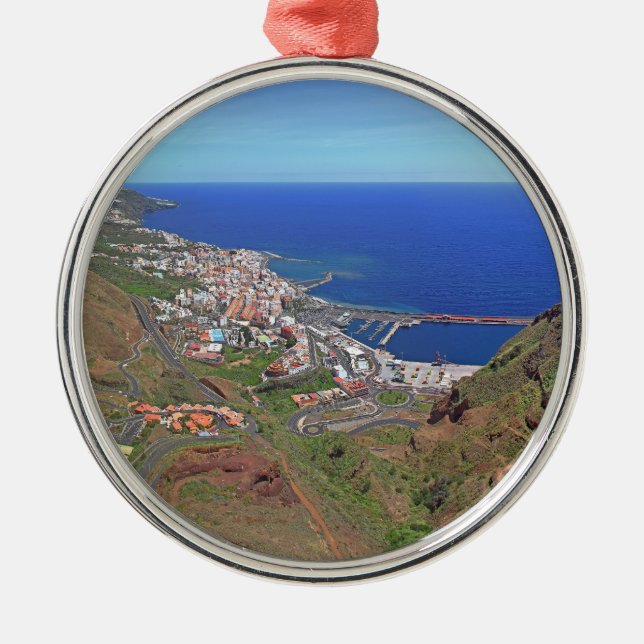 Santa Cruz de La Palma Canary Islands Spain Metal Ornament (Front)