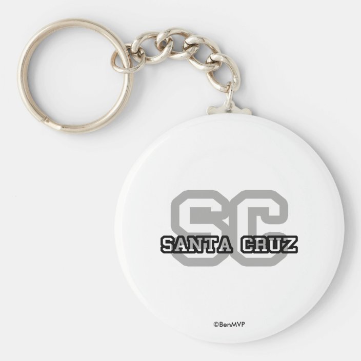 Santa Cruz Key Chain