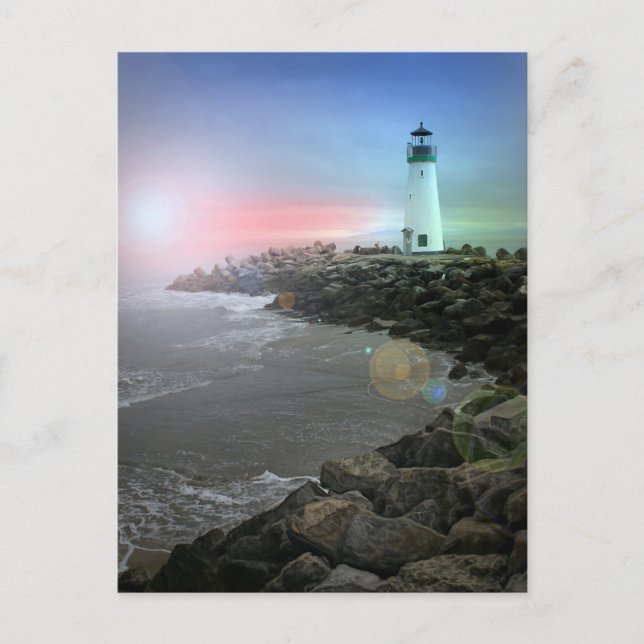 Santa Cruz Lighthouse Postcard (Front)
