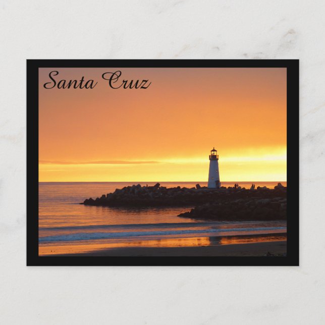 Santa Cruz Lighthouse Postcard (Front)