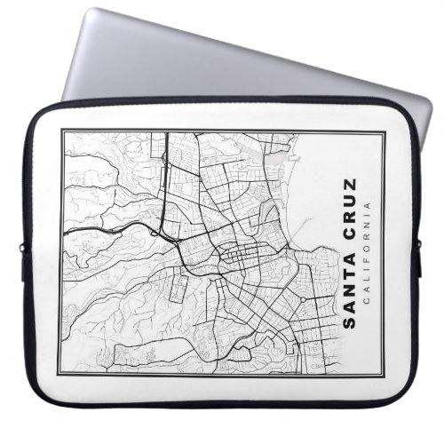 Santa Cruz Map Laptop Sleeve