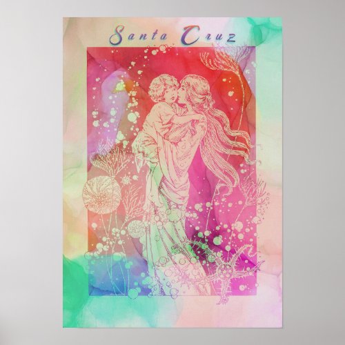 Santa Cruz Mother and Child    Poster