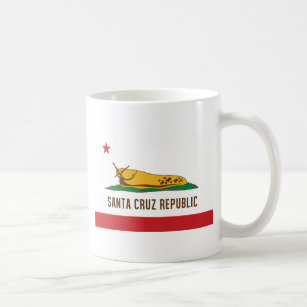 Santa Cruz Republic Banana Slug Flag Coffee Mug