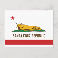 Santa Cruz Republic Banana Slug Flag