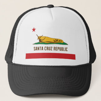 Santa Cruz Republic Banana Slug Flag Trucker Hat