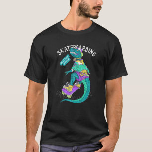 Santa Cruz Retro Vintage Dinosaur Skateboard Skat T-Shirt