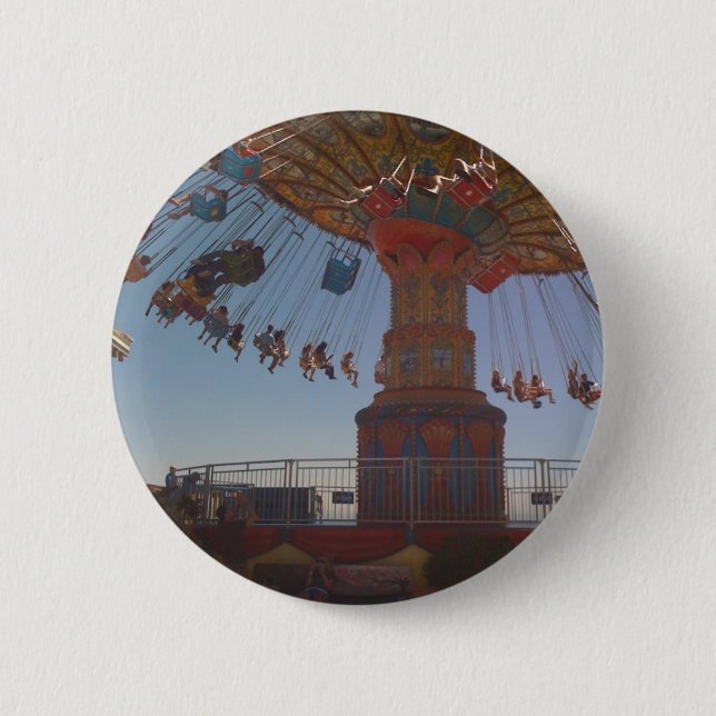 Santa Cruz Ride Pinback Button (Front)