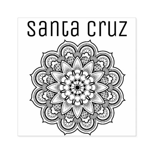 Santa Cruz Rubber Stamp