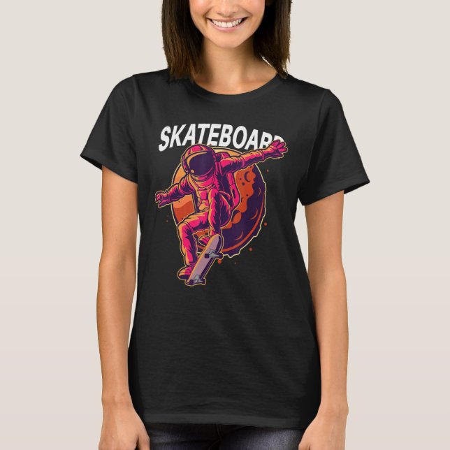 Santa Cruz Skateboard Space Skateboarding Astronau T-Shirt (Front)