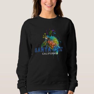Santa Cruz Summer Vacation Souvenir SeaTurtle Sweatshirt