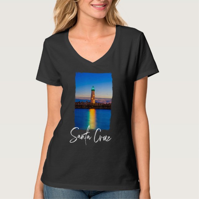 Santa Cruz Tshirt, Santa Cruz Tourist Shirt, Calif T-Shirt (Front)