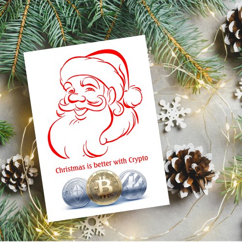  Santa CryptoChristmas Card