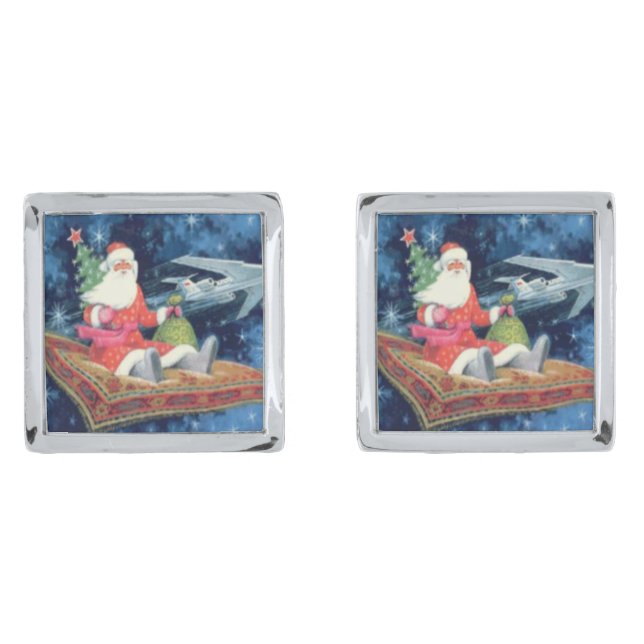 Santa Cufflinks (Front)