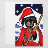 SANTA DACHSHUND (Front/Back)