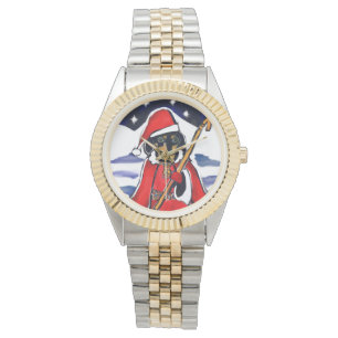 SANTA DACHSHUND  WATCH