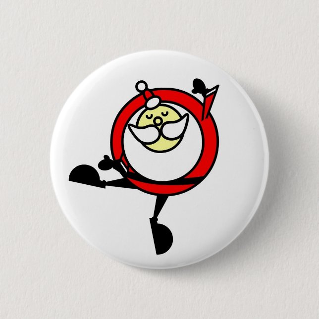SANTA DANCING Button #2 (Front)