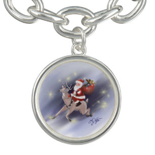 Santa Delivers Charm Bracelet