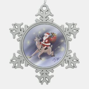 Santa Delivers Ornament