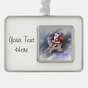 Santa Delivers Ornament
