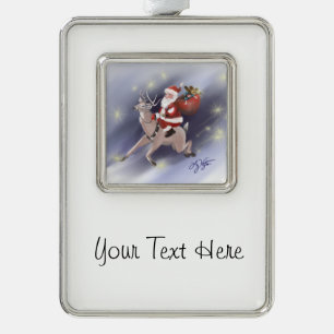 Santa Delivers Ornament