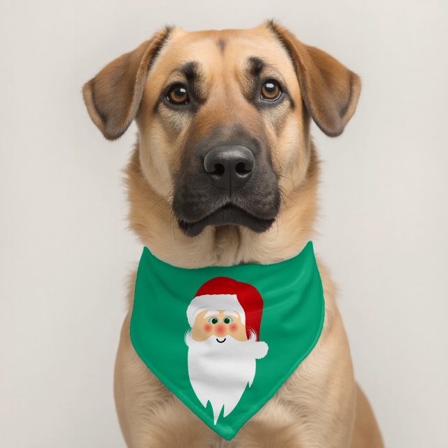 Santa Design Pet Bandana Collar (Dog 2)