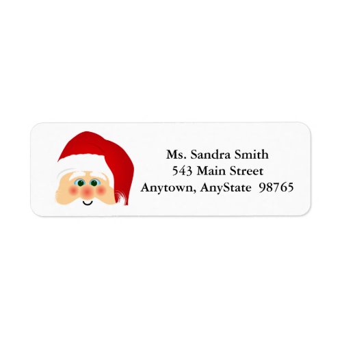Santa Design Return Address Labels