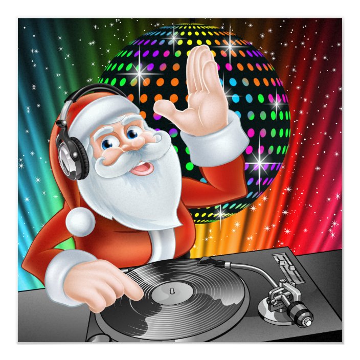 Santa Dj Disco Christmas New Year Invitation Zazzle Com Perhaps best known for their hit disco remakes of the 1960s hits don't let me be misunderstood and house of the rising sun. santa dj disco christmas new year invitation zazzle com