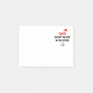 Santa Doesn't Believe Post-it Notes
