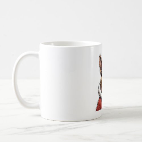 Santa Dog Premium T_Shirt Coffee Mug