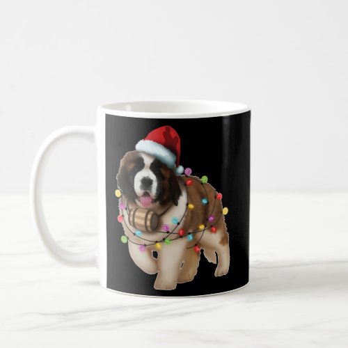 Santa Dog St Bernard Saint Dog Coffee Mug