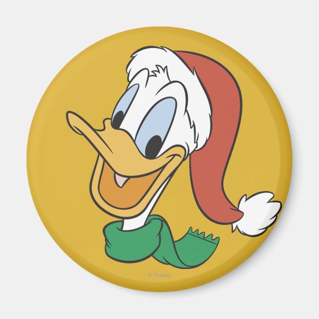 Santa Donald Duck Magnet (Front)