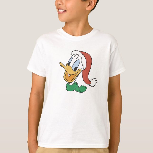 Santa Donald Duck T-Shirt (Front)