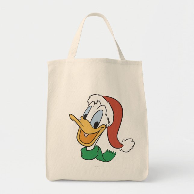 Santa Donald Duck Tote Bag (Front)