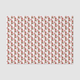 Santa Doodle Dog Tissue Paper