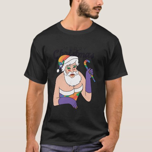 Santa Drag Queen T_Shirt
