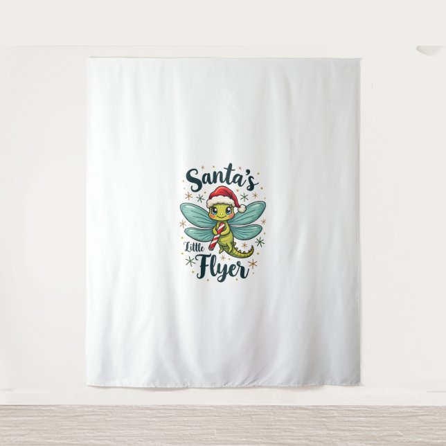 Santa Dragonfly Tapestry (Front)