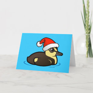 Santa Duckling Holiday Card